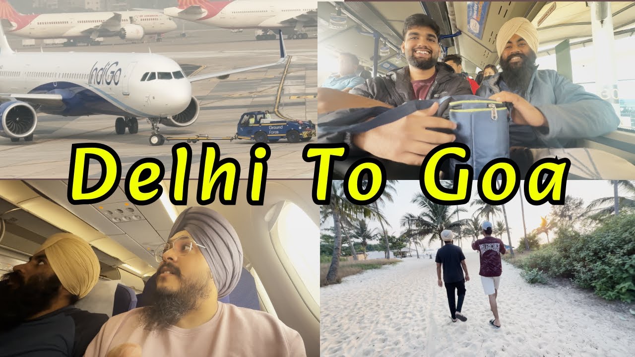 First Trip to Goa from Delhi | Beautiful South Goa Travel Vlog | Stay Near Carmona Beach