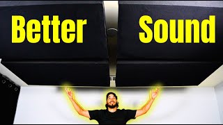 DIY Acoustic Ceiling Clouds Easy Studio Sound Upgrade
