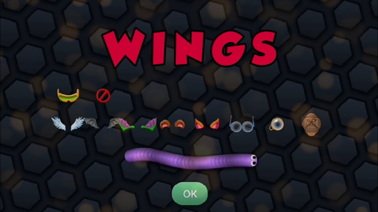 NEW 11 CODES Slither.io - 2021 ALL CODES Slitherio CROWN / WINGS / BUNNY  EARS (32 Cosmetics) + A.I. 