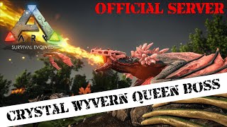 Ark: Survival Evolved - Alpha Crystal Wyvern Queen BOSS [Crystal Isle DLC] [PC Official Server]