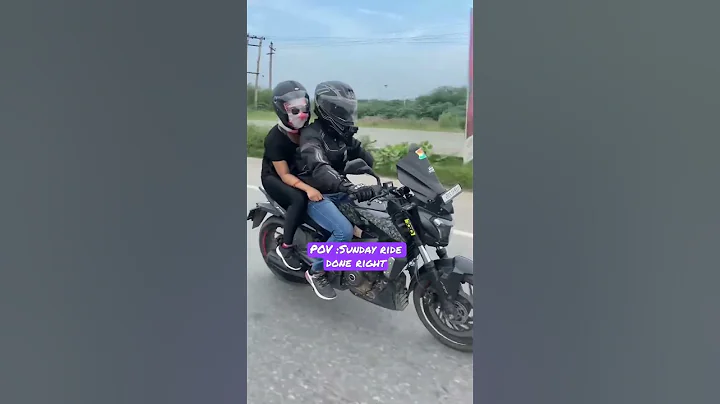 Sunday ride #ytshorts #youtubeshorts #bike #youtube #bikelife #biker #couple #shortsvideo #shorts