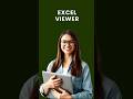 Excel &amp; Spreadsheet Reader #excel #spreadsheets #shortvideo