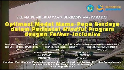 Optimalisasi model Mama-Papa berdaya dalam Perinatal mindful Program Father - Inclusive