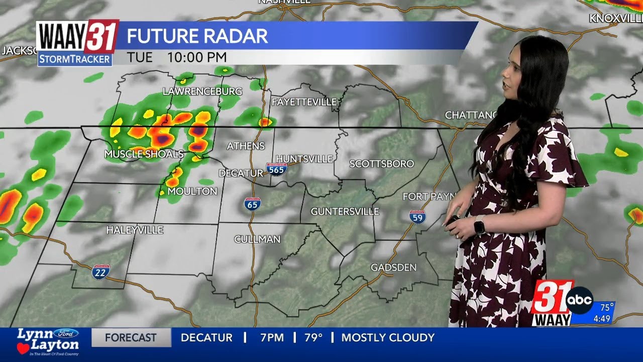Daily rain chances for the next few days - YouTube
