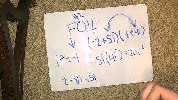 Multiplying Complex Numbers - FOIL