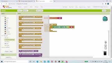 How to use contact picker in MIT App Inventor