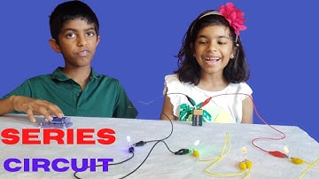 Simple series circuit with switch | How to make a simple series circuit ! Easy science experiments