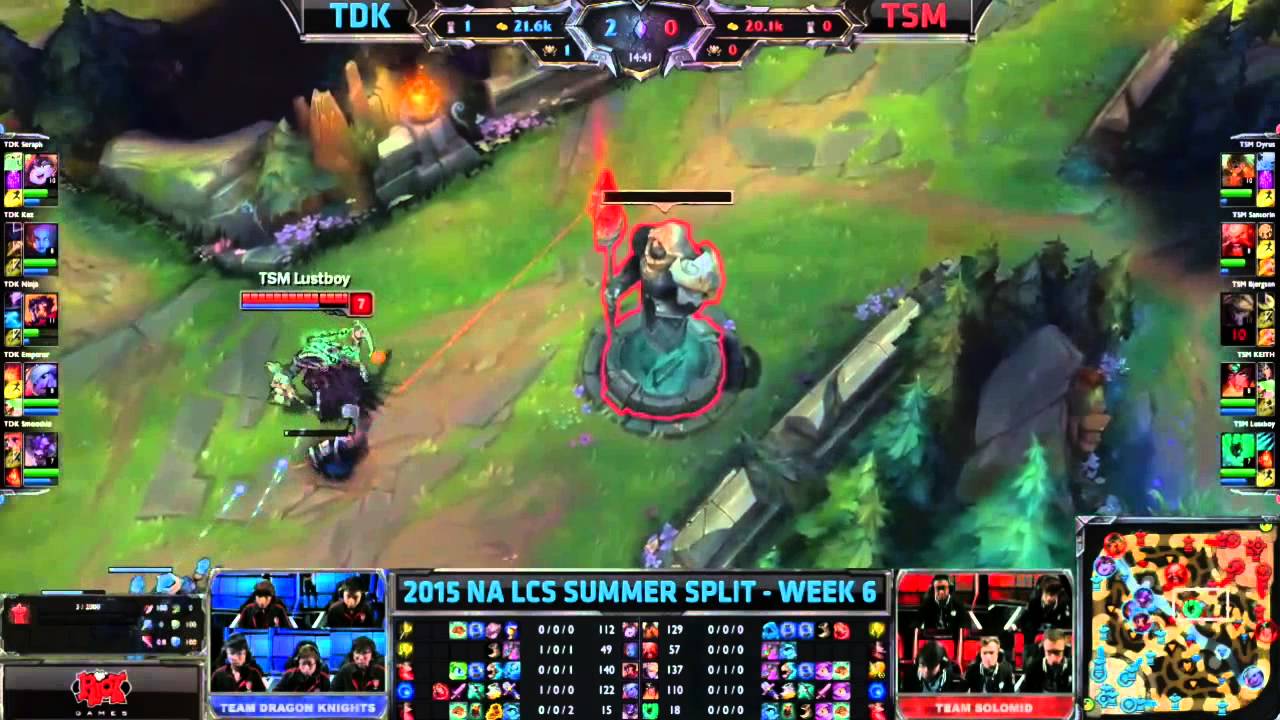 TDK vs TSM | LCS NA 2015 Summer | 11. nap 2. meccs