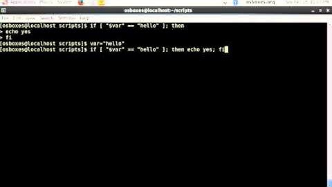 Linux Bash Shell Scripting If Else tutorial