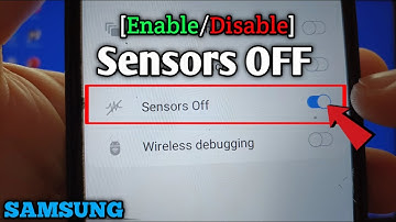 How to enable or disable sensors on Samsung Galaxy A02 | Quick setting developer tiles
