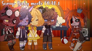 |•⚜Scrap Baby meets FNAF 1⚜•|(1/x)|Gacha Club+FNAF