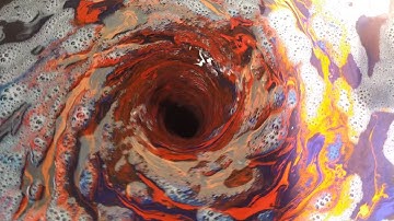 Satisfying Video | How to make whirlpool soap experiment by mixing red and blue ASMR #112