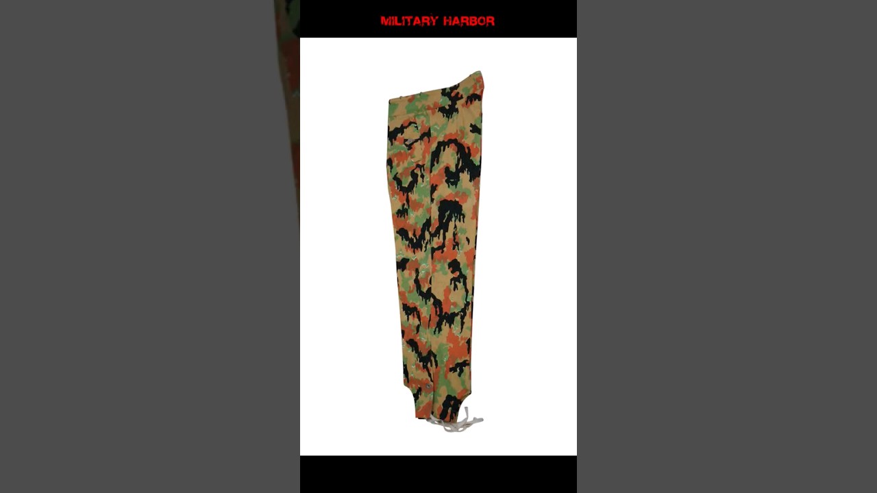 WWII German SS leibermuster camo panzer trousers