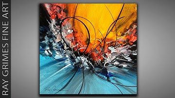 Abstract Painting Techniques / 231 / Relaxing / Acrylics / Demonstration