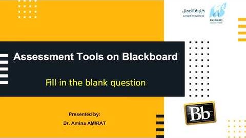 Fill in the blank question (jumbled sentence) on blackboard