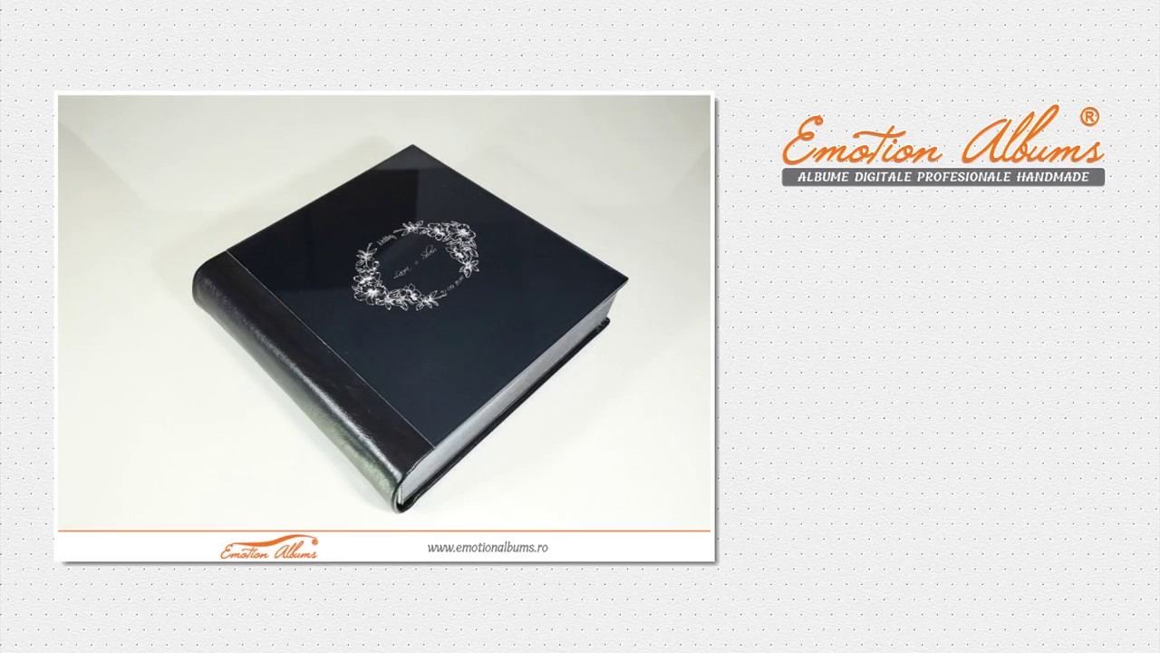 Model album digital | Model album foto cu piele | Emotion Albums