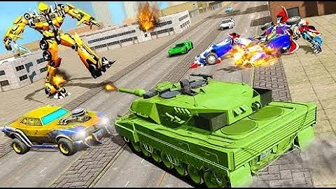 Robot Transform Tank Part-3 | Rescue City Robot Action Android GamePlay | By Game Crazy