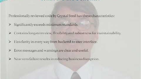 Crystal Seed, LLC Professional Code Review Service