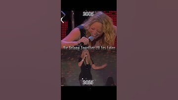 Thumbnail of We Belong Together by Mariah Carey 20 Yrs Later!♥️ #vocals #edit #webelongtogether #songbirdsupreme