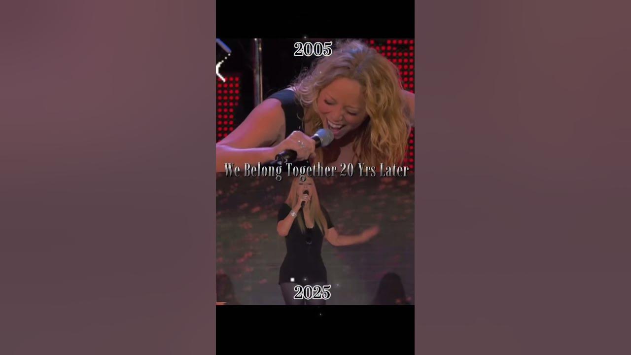 We Belong Together by Mariah Carey 20 Yrs Later!♥️ #vocals #edit #webelongtogether #songbirdsupreme