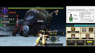 (MHXX|MHGU|CITRA 3DS) Multiplayer G4 Elderfrost Gammoth Status LBG