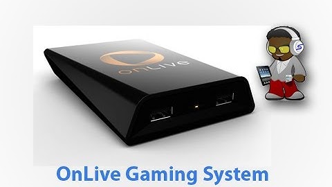 OnLive Gaming Console Unboxing