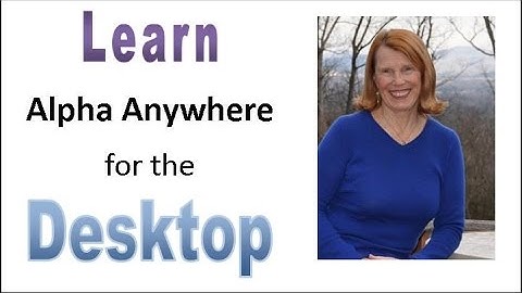 How to learn Alpha Anywhere desktop database software with books