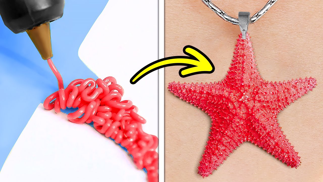 WONDERFUL 3D-PEN DIY CRAFTS AND GLUE GUN IDEAS || DIY Jewelry, Mini Crafts And Repair Tricks