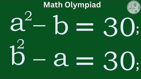 A Nice Algebra Problem || Math Olympiad ||Find values of a and b=??🖊️✍️