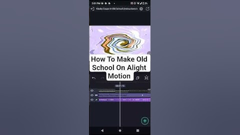 How To Make Old School On Melobytes & Alight Motion
