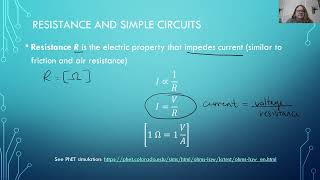 Ch. 20: Electric Current, Resistance, and Ohm's Law Part 1