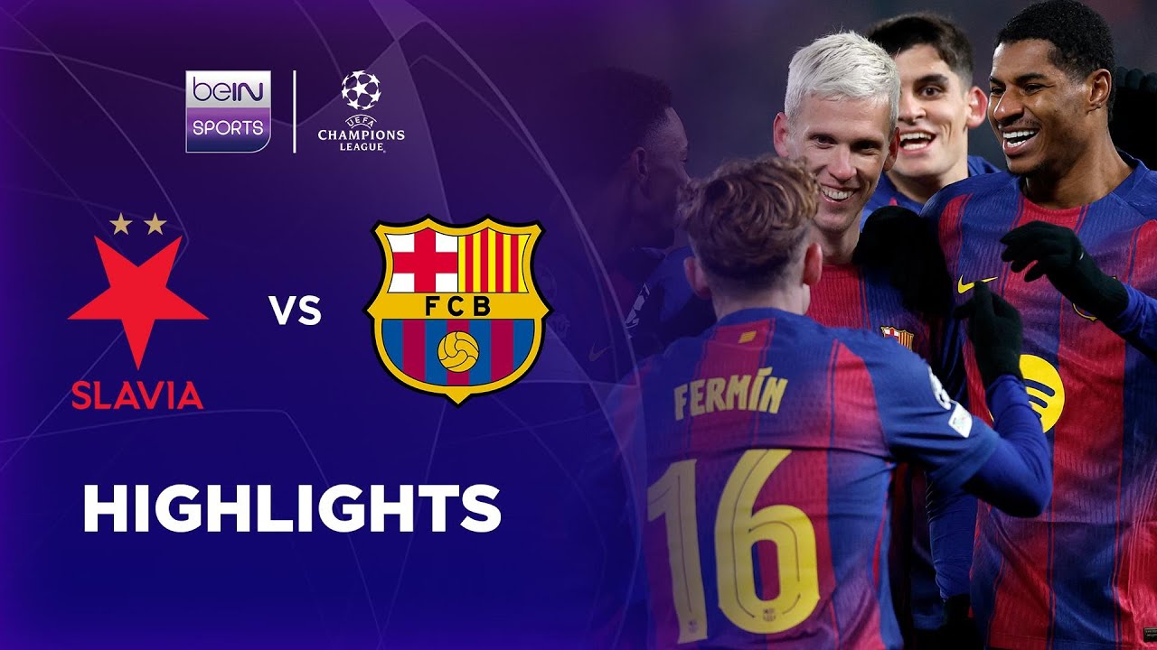 สลาเวีย ปราก 2-4 บาร์เซโลน่า | ไฮไลต์ ยูฟ่า แชมเปี้ยนส์ ลีก Champions League 25/26