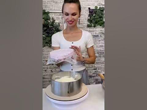 Зефир внутри торта - YouTube