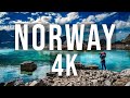NORWAY NATURE (4K UHD) Ambient Movie + Meditation Music for Stress Relief