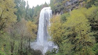 Coos Bay Oregon Coast - HUGE waterfalls MONSTER waves 4-wheeling sand dunes retro Taco Bell