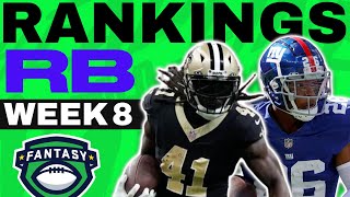 2023 Fantasy Football RANKINGS - TOP 30 Running Backs for Week 8