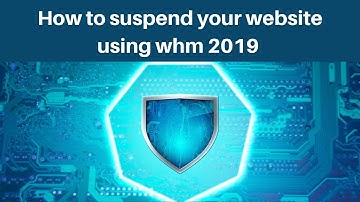 How to suspend your website using whm 2019 | Digital Marketing Tutorial