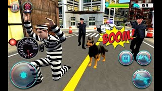 Game Police dog bites robbers NY City Police Dog Simulator 3D screenshot 2