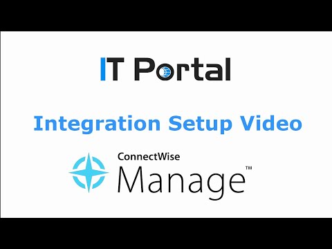 IT Portal   ConnectWise Manage Integration