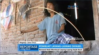 Agus, Kaum Difabel Mahir Buat Layang-Layang