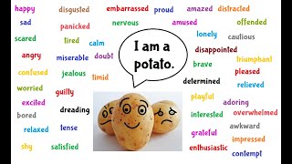 Activities For Exploring emotions 1: I am a Potato