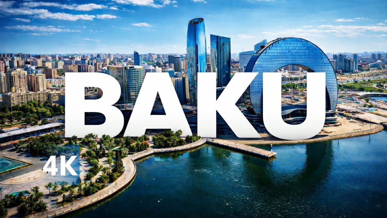 Раннее утреннее вождение в Баку, Азербайджан | 4K 60fps Городской тур