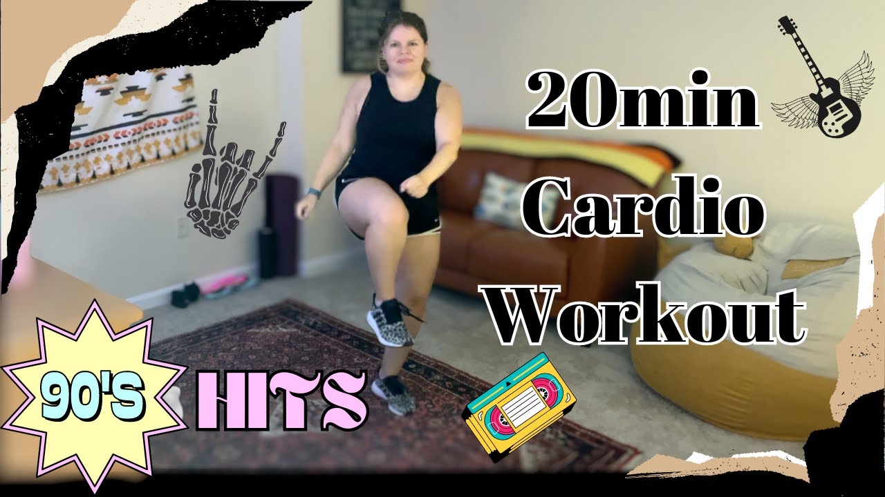 90'S ROCK HITS 🎸🤘🏻 FULL BODY WORKOUT in 22min or less