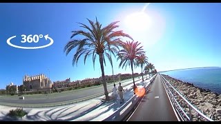 Palma - Portixol - Molinar - Can Pastilla bike path in 360°