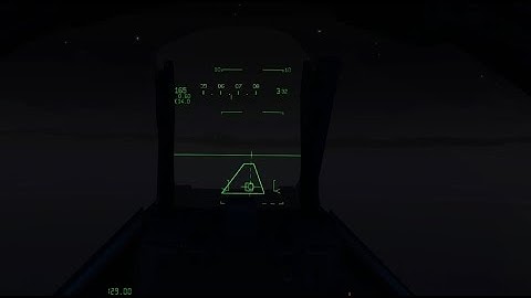 DCS: Mirage 2000C ILS synthetic runway night / fog landing