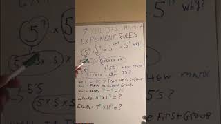 🇺🇸 Exponent Rules | Multiplication With Equal Bases | College Algebra