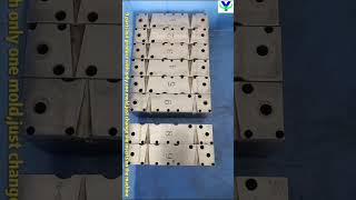 #9-in-#1 Compact Injection Mold with On-Machine #Quick #Changeover