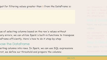 How to Select Column by Row