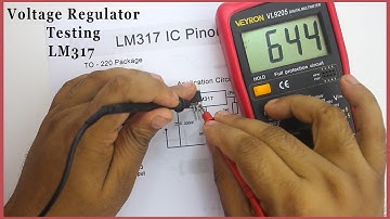 How to Voltage Regulator Testing Digital Multimeter | LM317 voltage regulator test | LM317