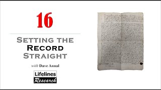 Setting The Record Straight: Episode 16 - Not stated Not stated...!!!